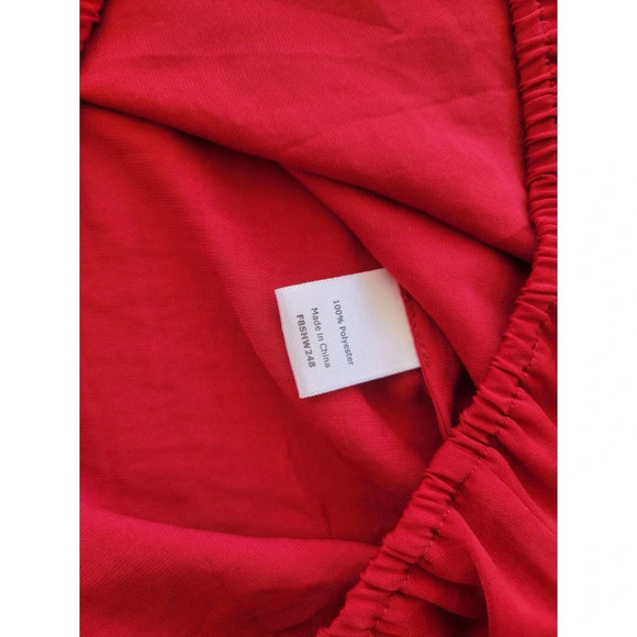 41‎ Hawthorn Red Mabilia Tie Neck Sleeveless Blouse - Picture 4 of 5